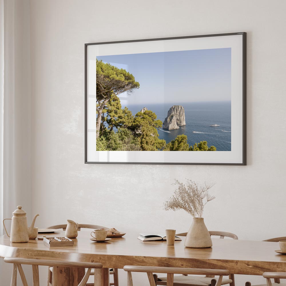 Capri View Art Print