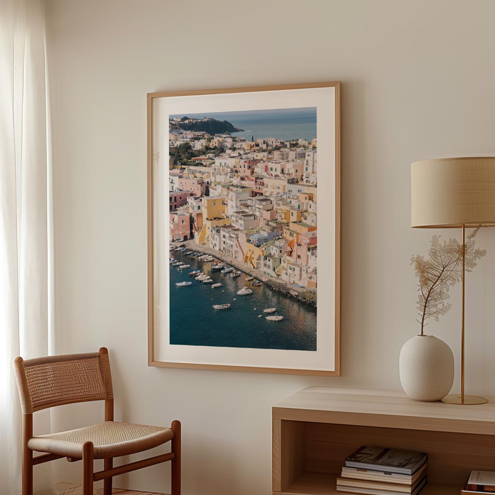 Procida Town Art Print
