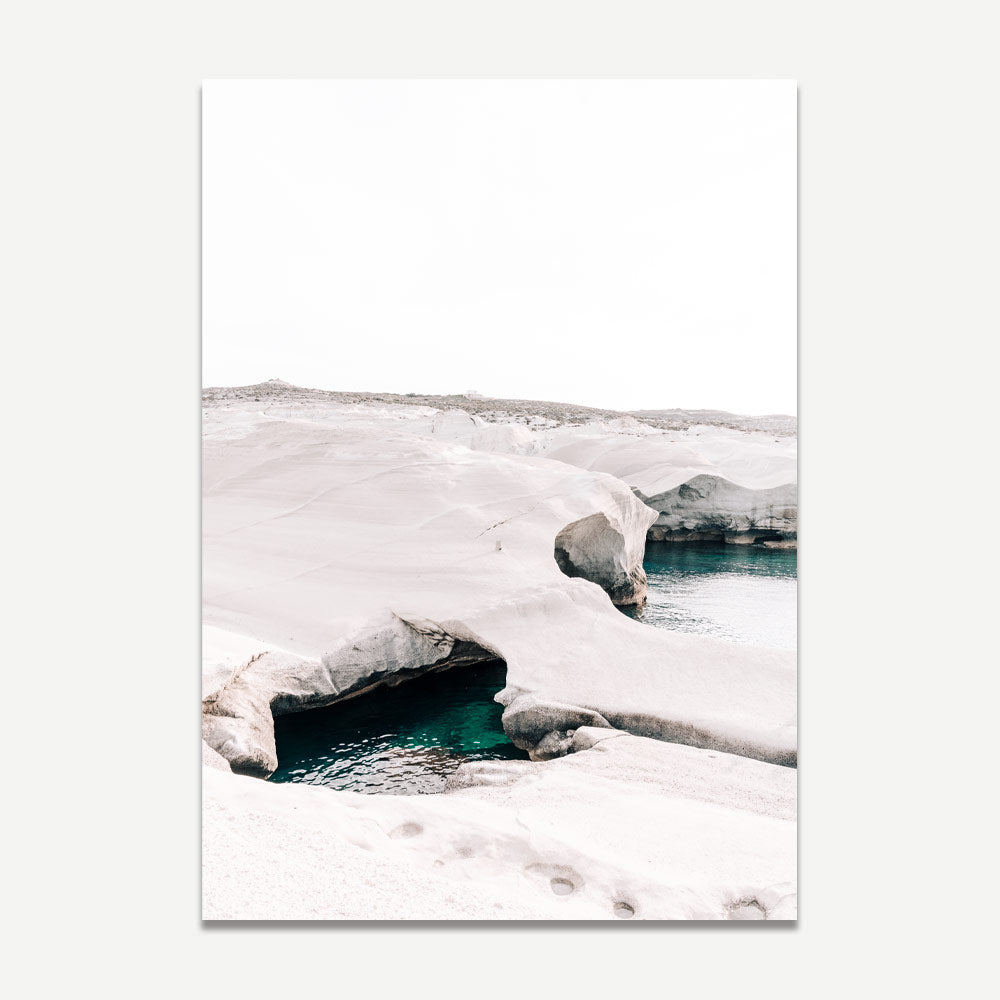 Lunar Sarakiniko Art Print