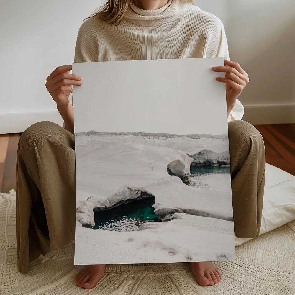Lunar Sarakiniko Art Print