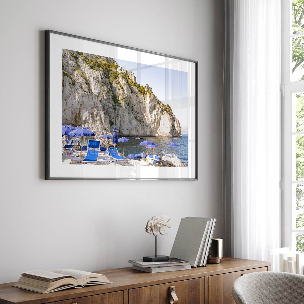 Faraglioni Club Capri Art Print