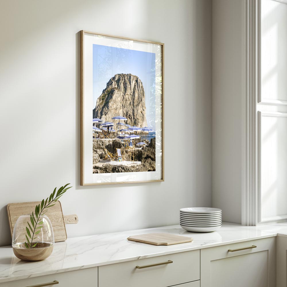 Summer Vibes in Capri Art Print