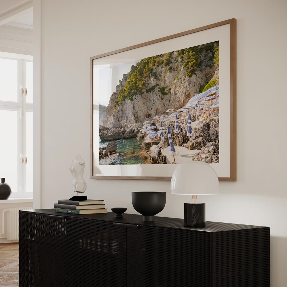 La Fontelina Capri Coast Art Print