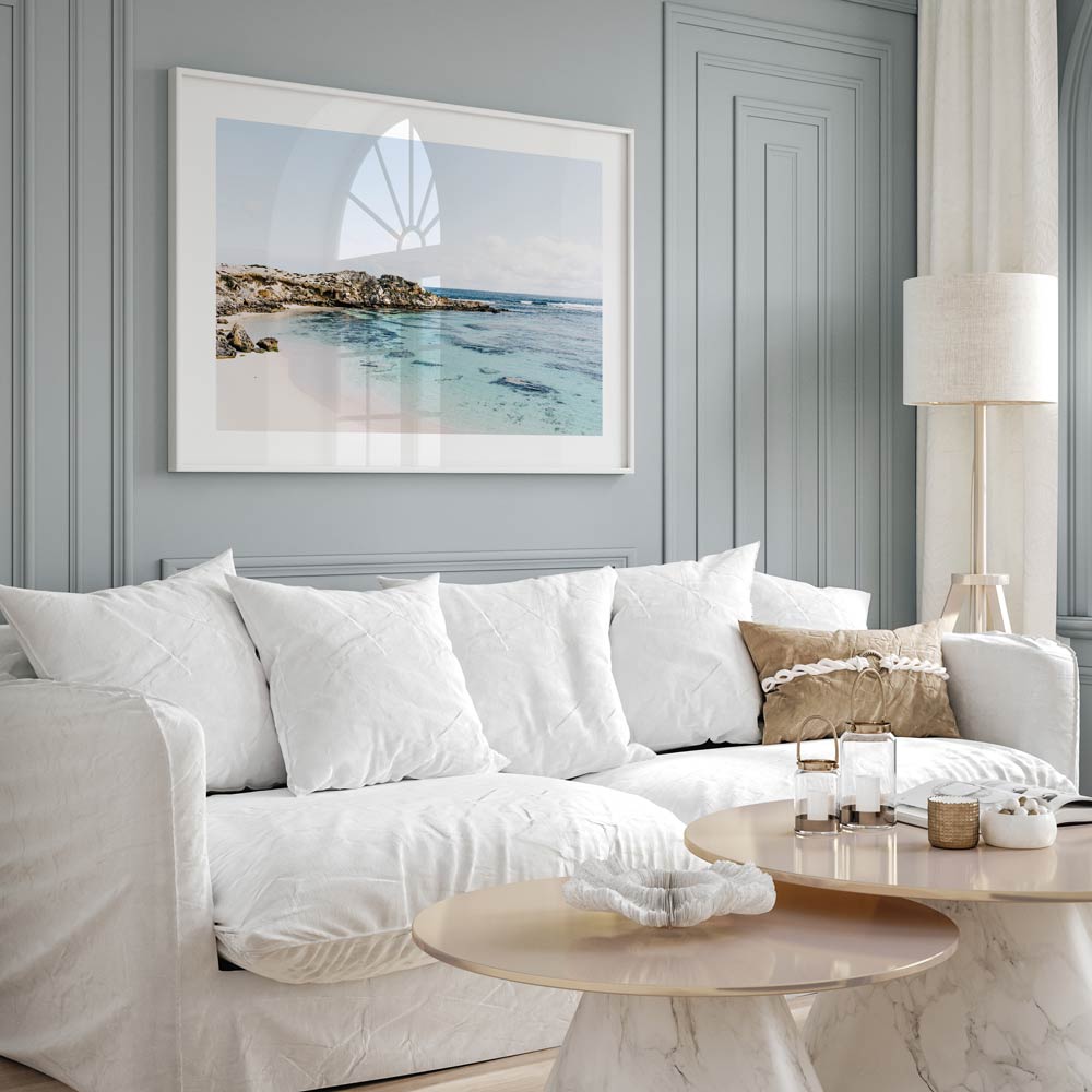 Salmon Bay Rotto Art Print