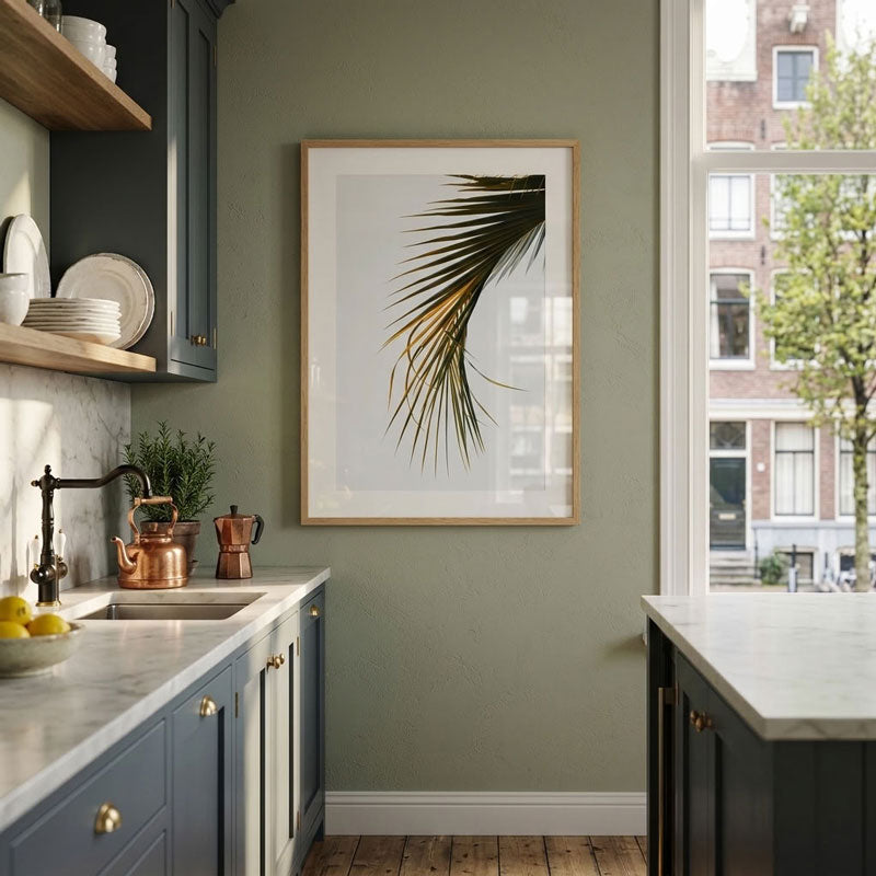 Coconut Palm Frond Art Print