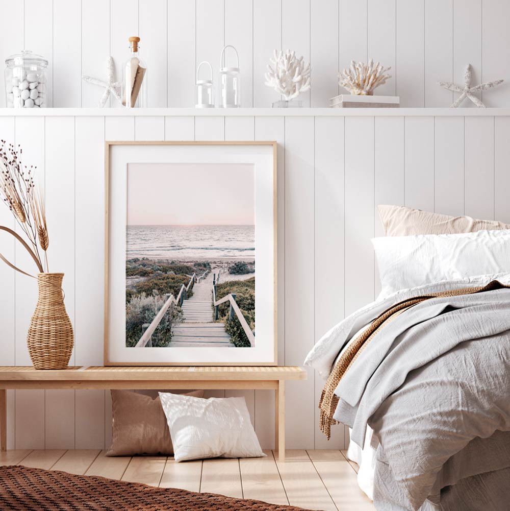 Discover the beauty of Cottesloe Beach, Perth Western Australia, with this stunning framed photo. Bring the beach vibes to your wall decor.