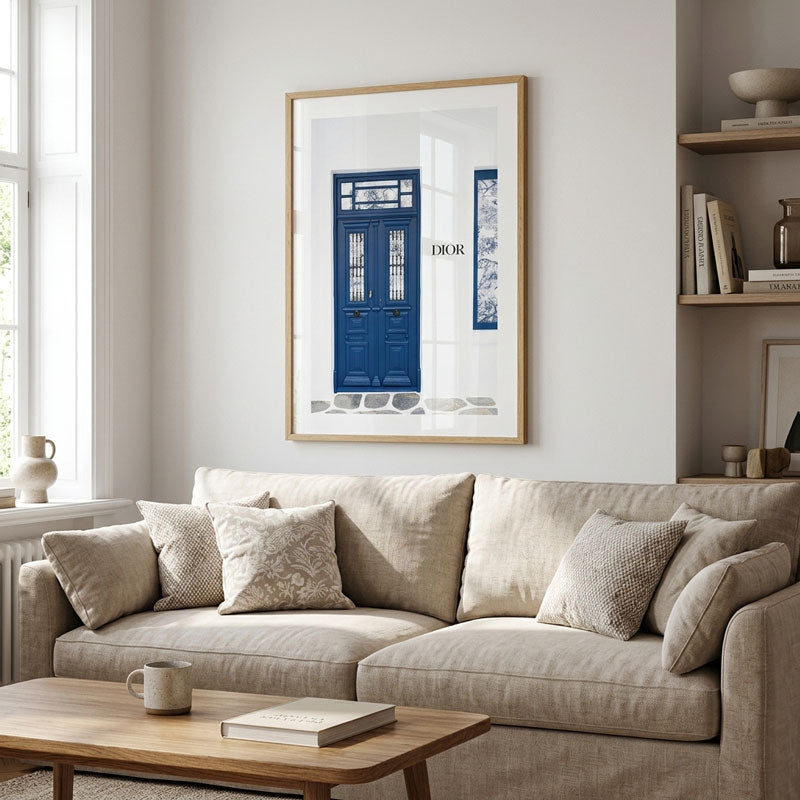 Dior Door Mykonos Art Print