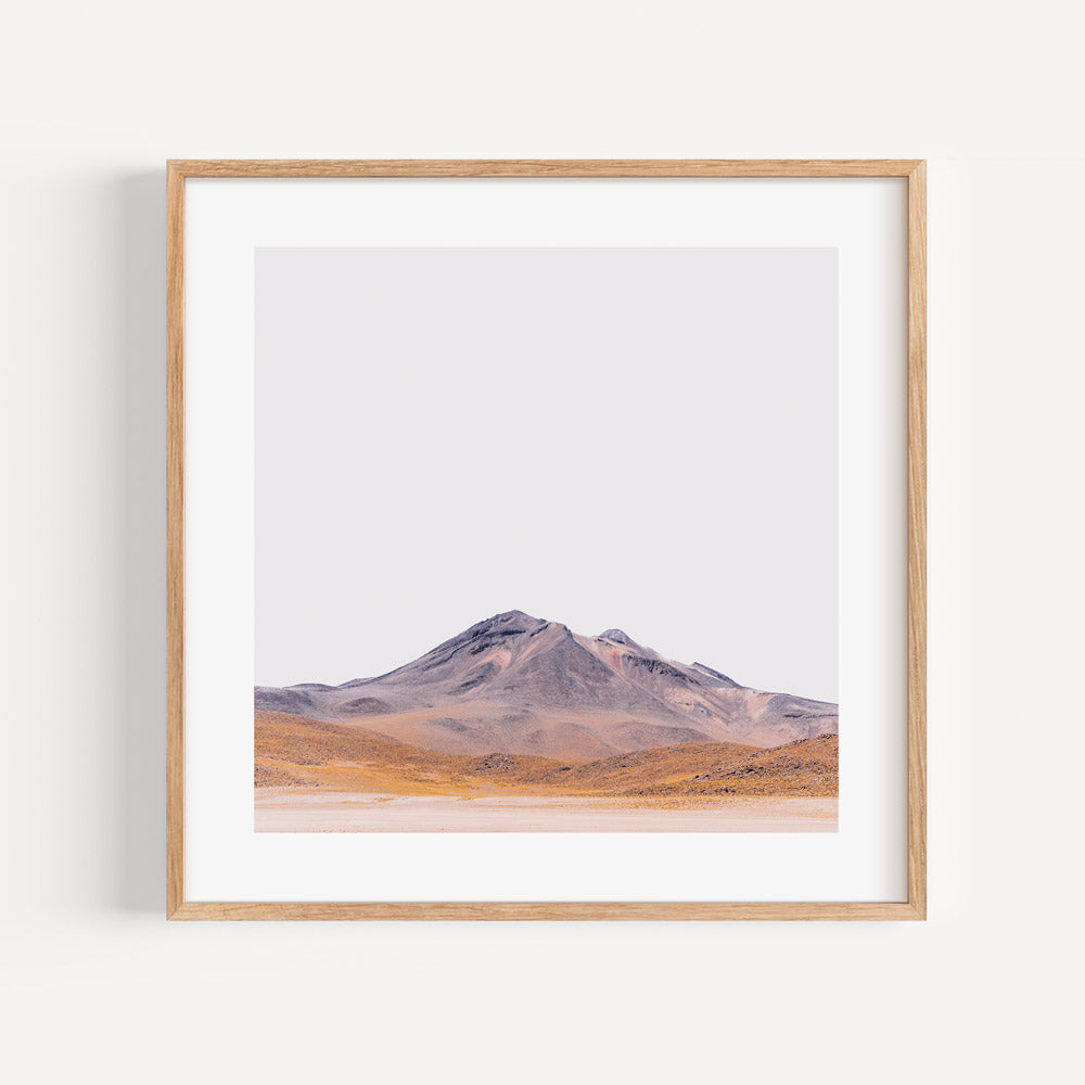 Serene Volcán Rosa Photo - Adding Natural Beauty to Your Home Decor with Real Photography.