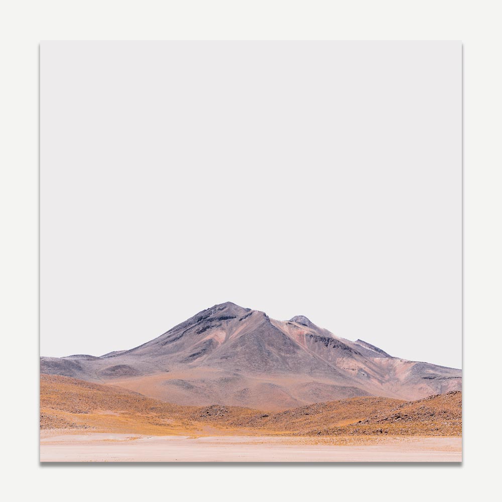 Stylish Volcán Rosa Print - Transform Your Living Room or Lounge with Modern Wall Art.