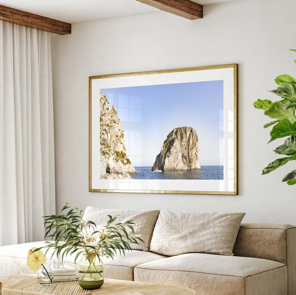  Lunarable Island Tapestry, Scenic Capri Island, Italy Mountain  Houses Flowers View from Balcony Landmark, Fabric Wall Hanging Decor for  Bedroom Living Room Dorm, 45 X 30, Blue Green Orange : Electronics