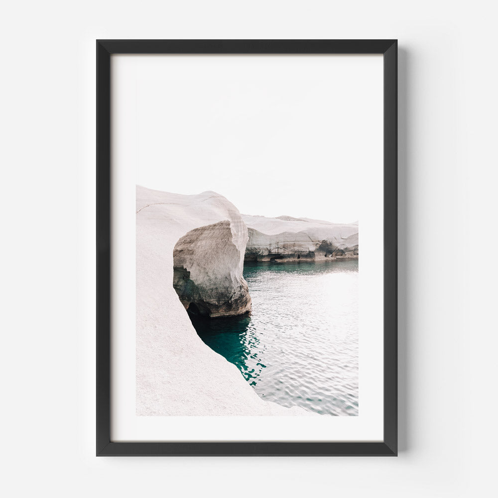 Azure and Stone Art Print