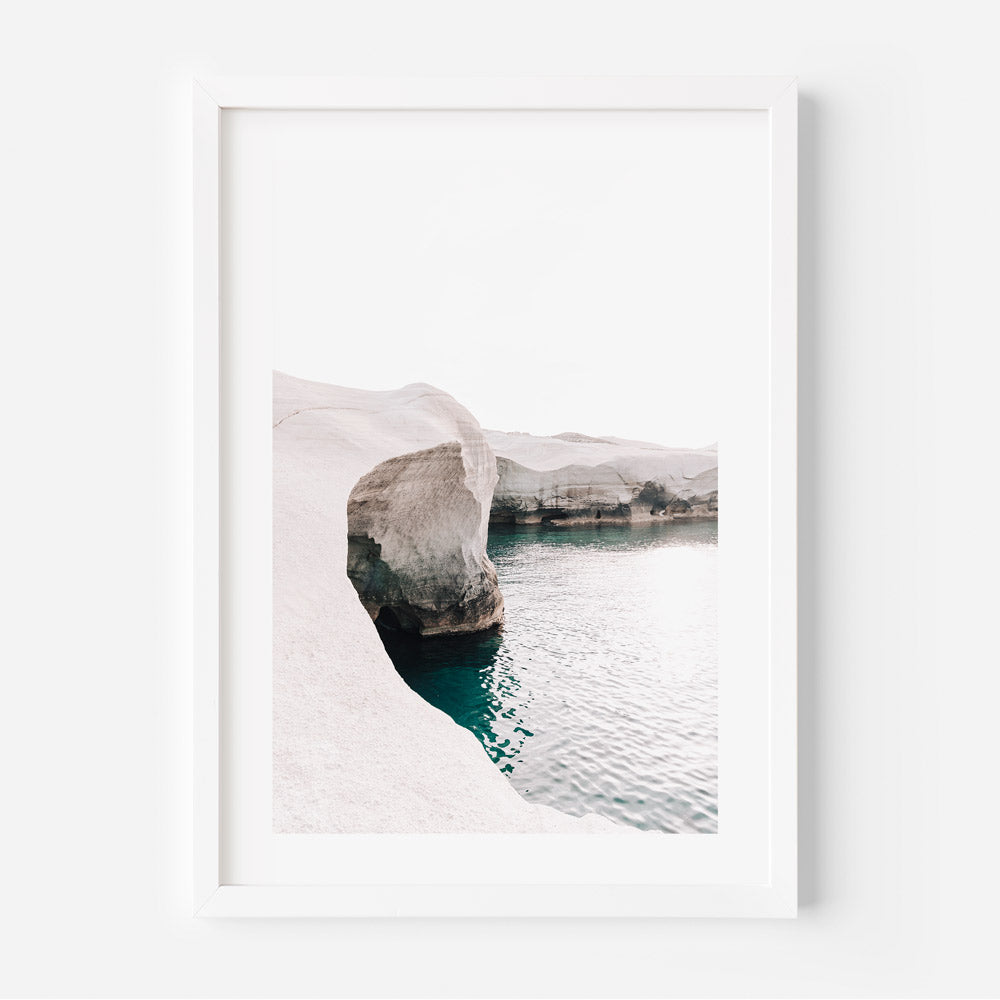 Azure and Stone Art Print