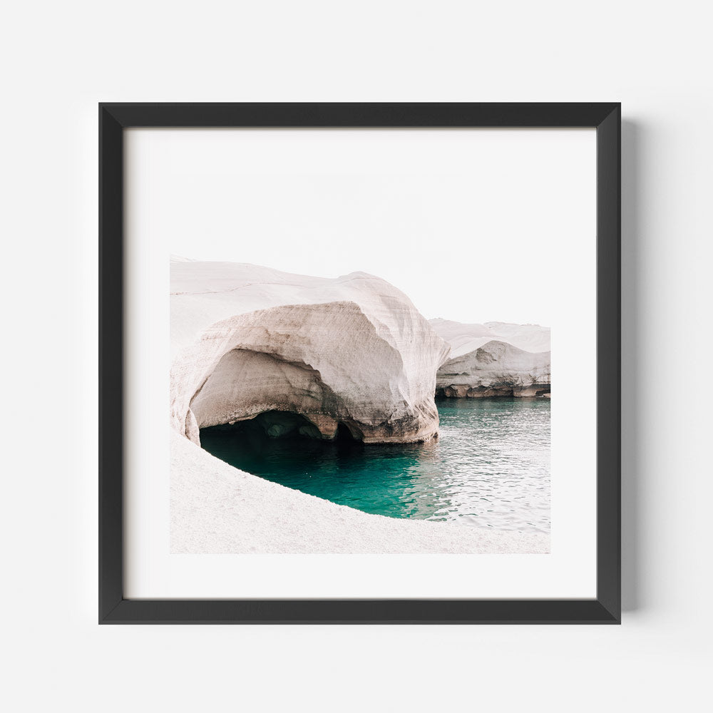 Azure and Stone SQ Art Print