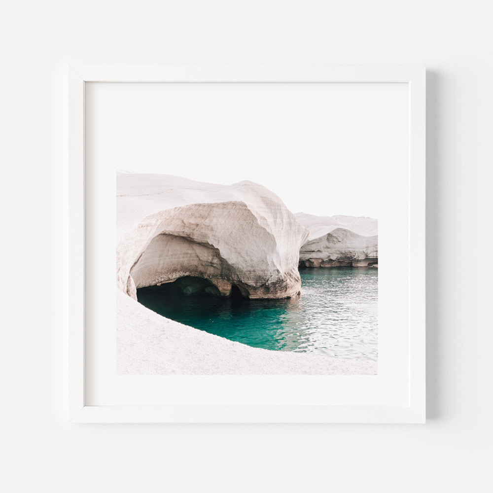 Azure and Stone SQ Art Print