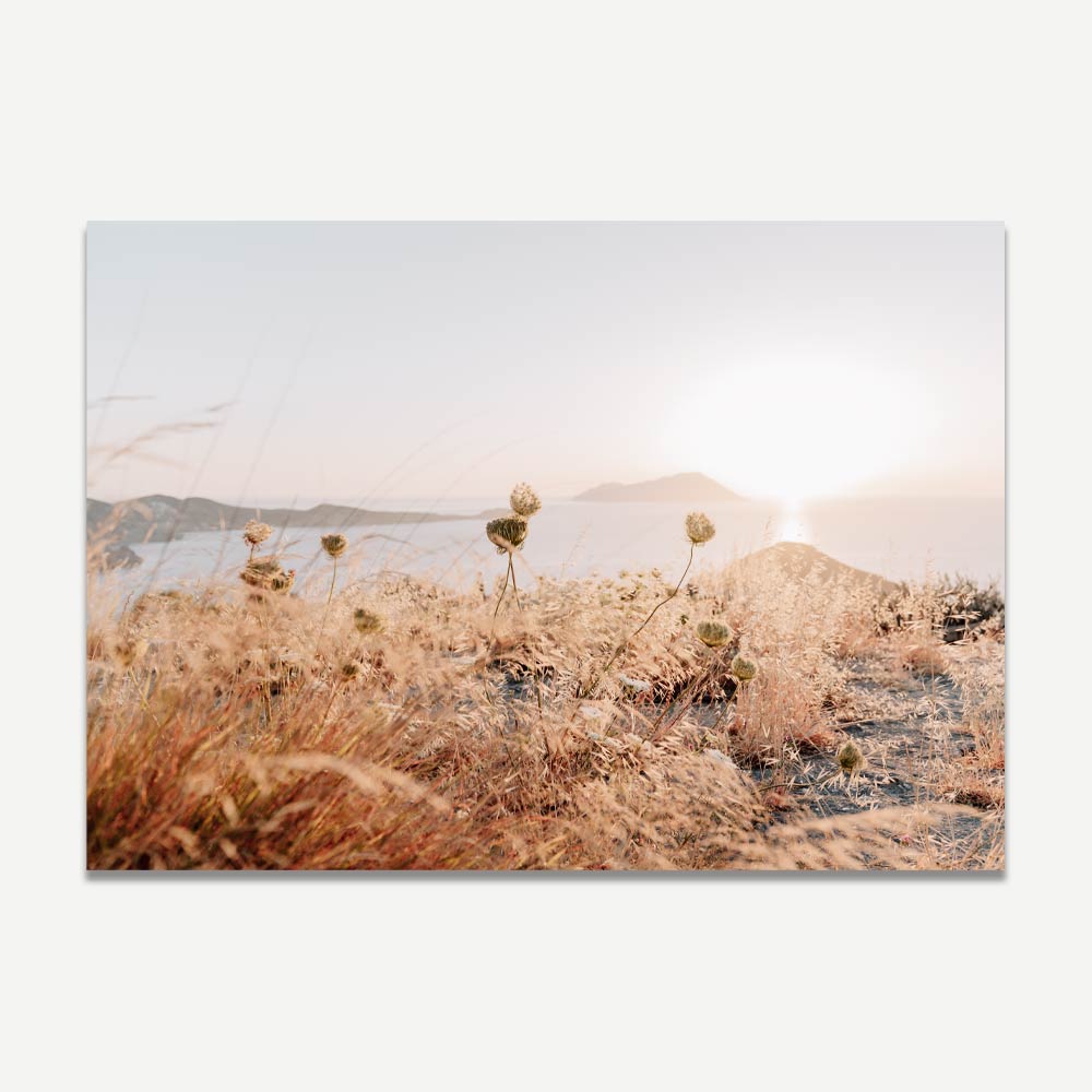 Milos Sunset Art Print