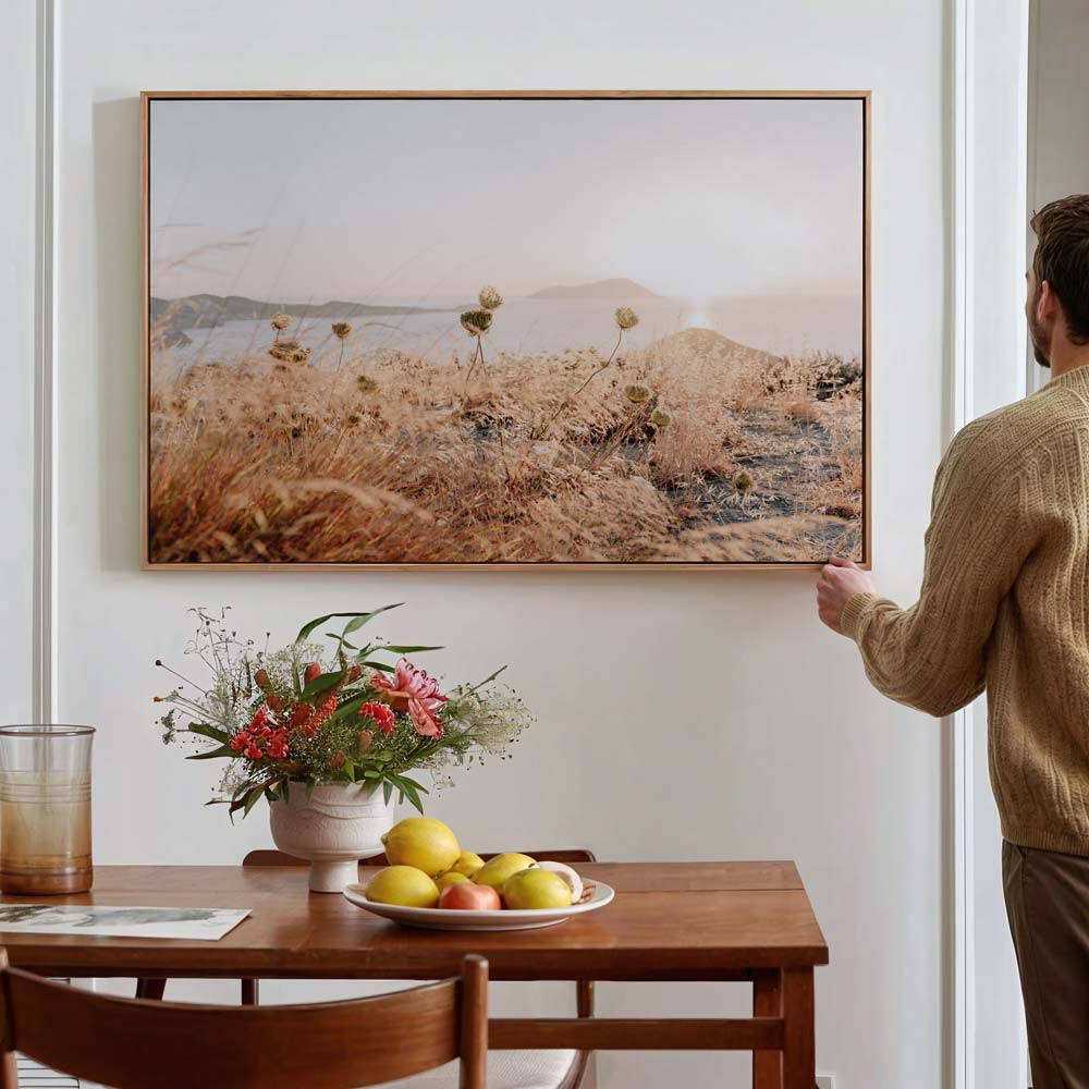 Milos Sunset Art Print