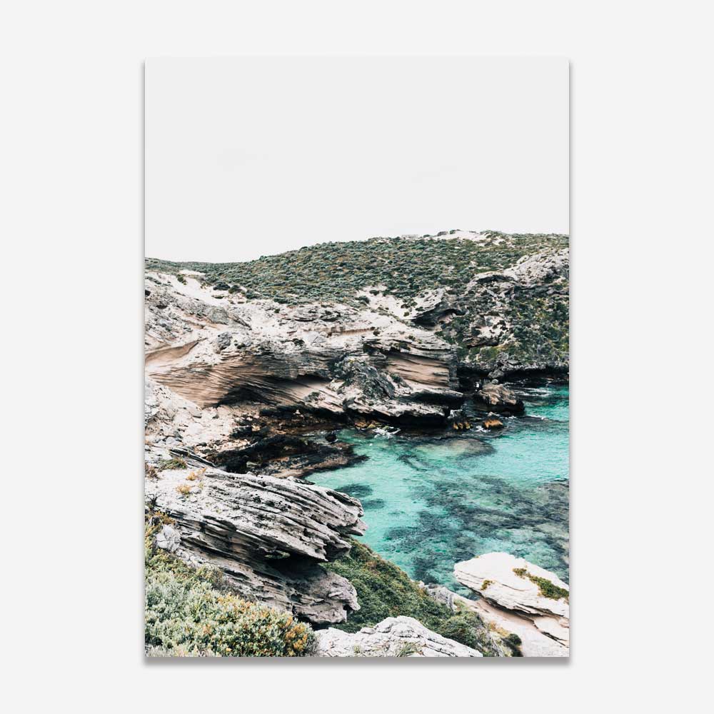 Western Australia Home Decor: Stylish print of Fish Hook Bay. Perfect for the living room, lounge, or office. Enhance your wall decor today.