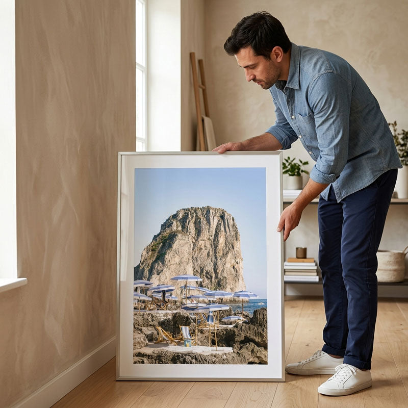 Summer Vibes in Capri Art Print
