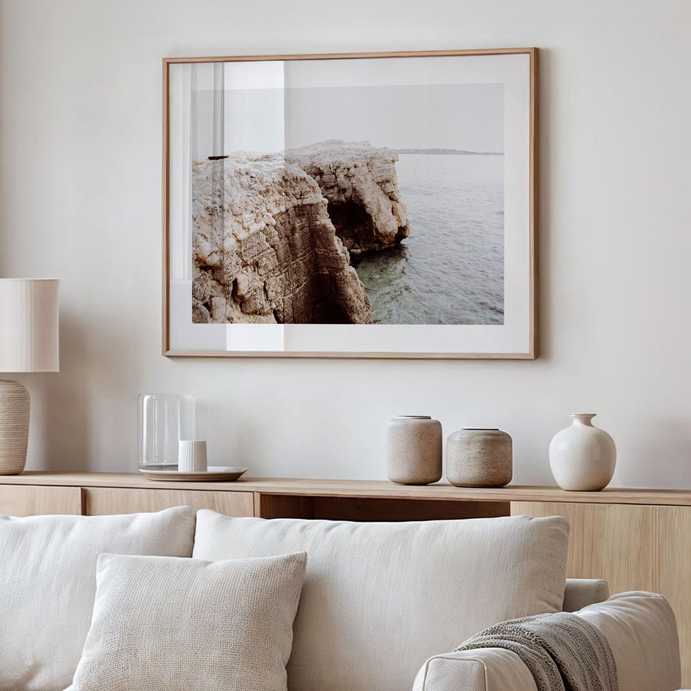 Golden Silence Sicily Art Print