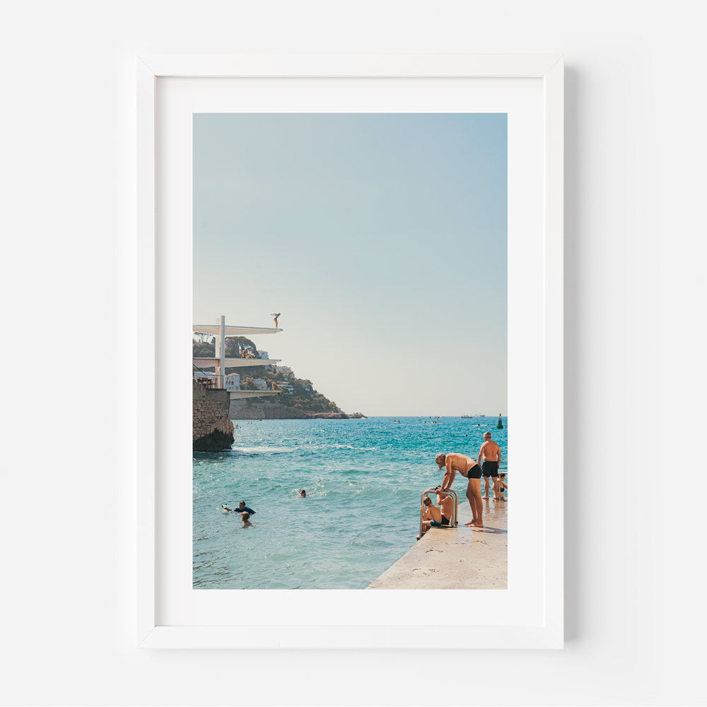 Canvas prints: Dive into the vibrant scene of "Grand-père" in Nice, France, with this captivating canvas print.