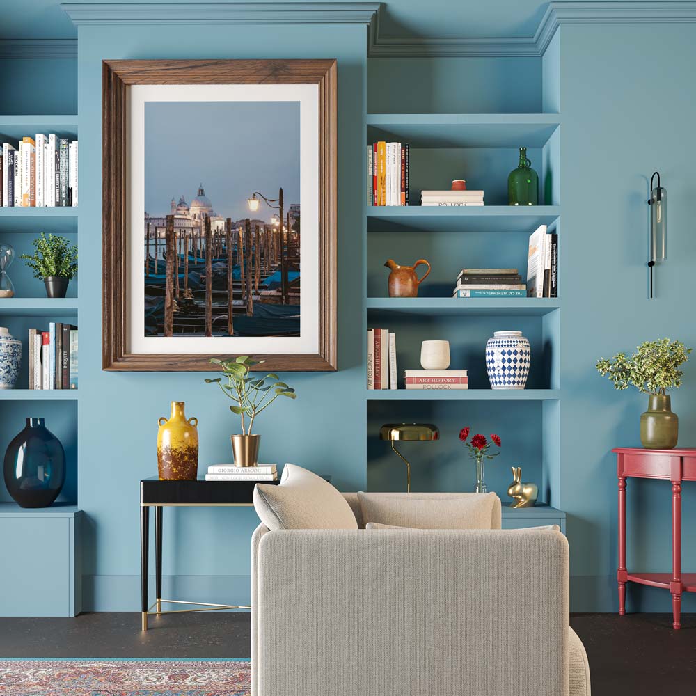 Venice, Italy: 'Fine del Giorno' scene captured in stunning detail, ideal for canvas prints and wall art decor.