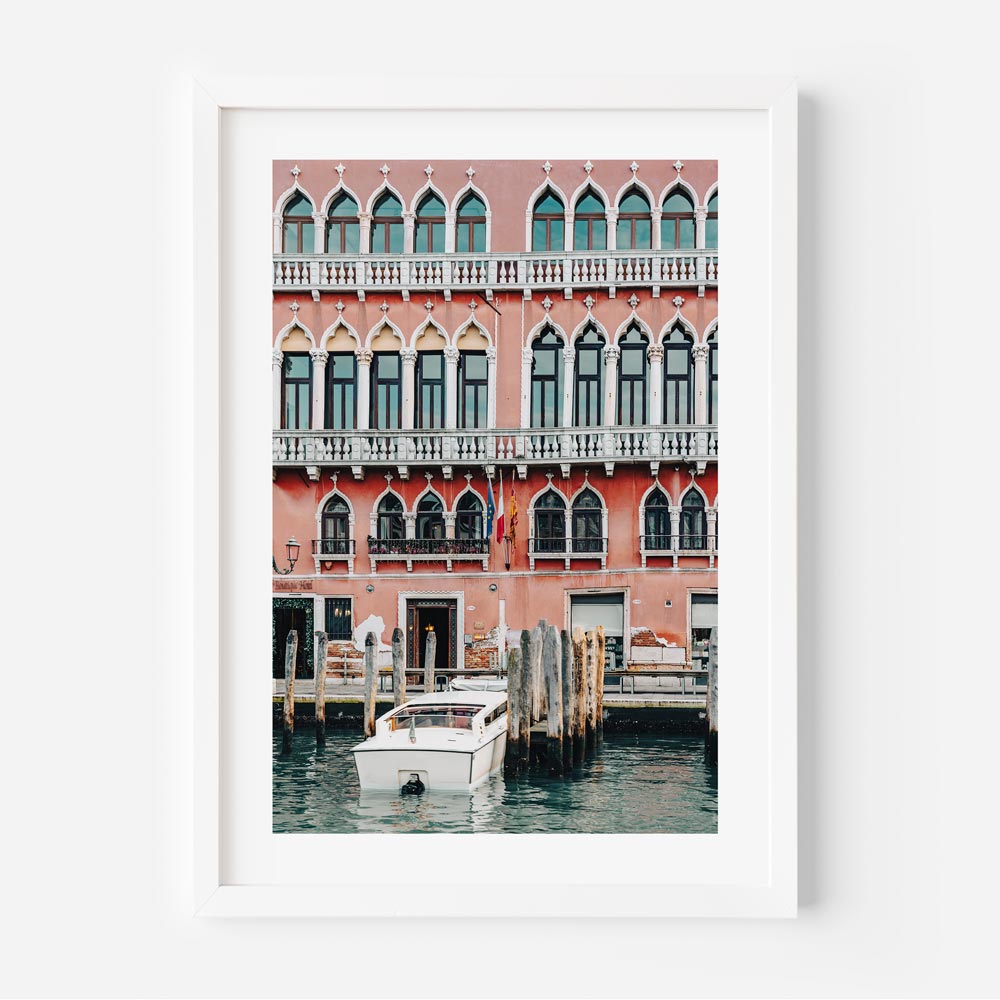 Canvas print: Embrace the allure of Hotel Rosa, Venice, Italy - Elevate your space with timeless elegance.