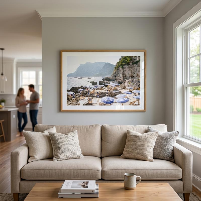 Capri Coast Late Afternoon Art Print