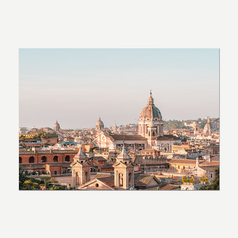 Rome Skyline Art Print
