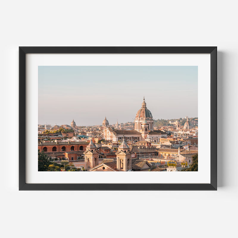 Rome Skyline Art Print