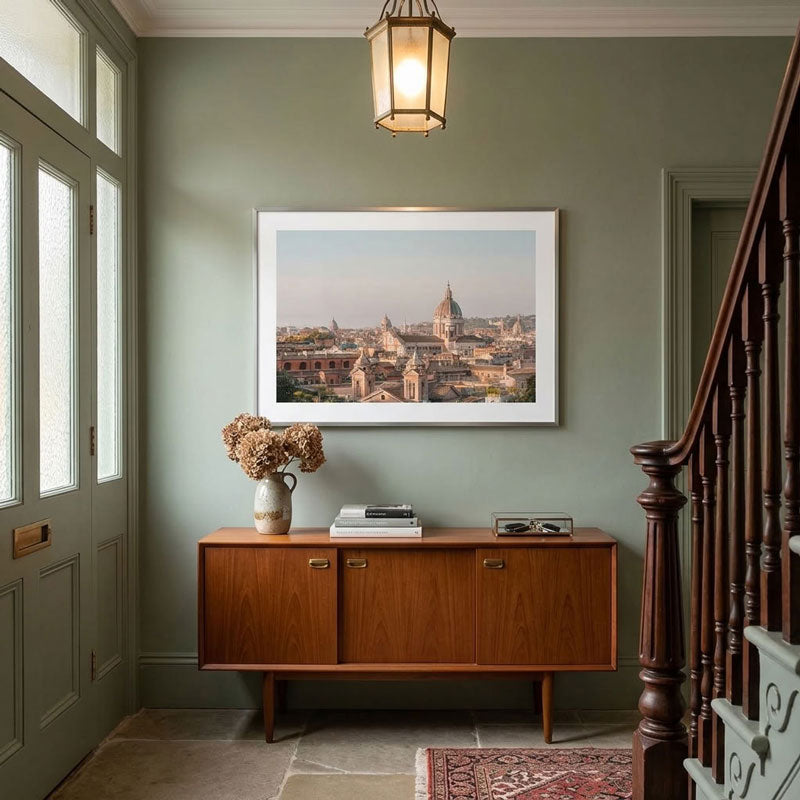 Rome Skyline Art Print