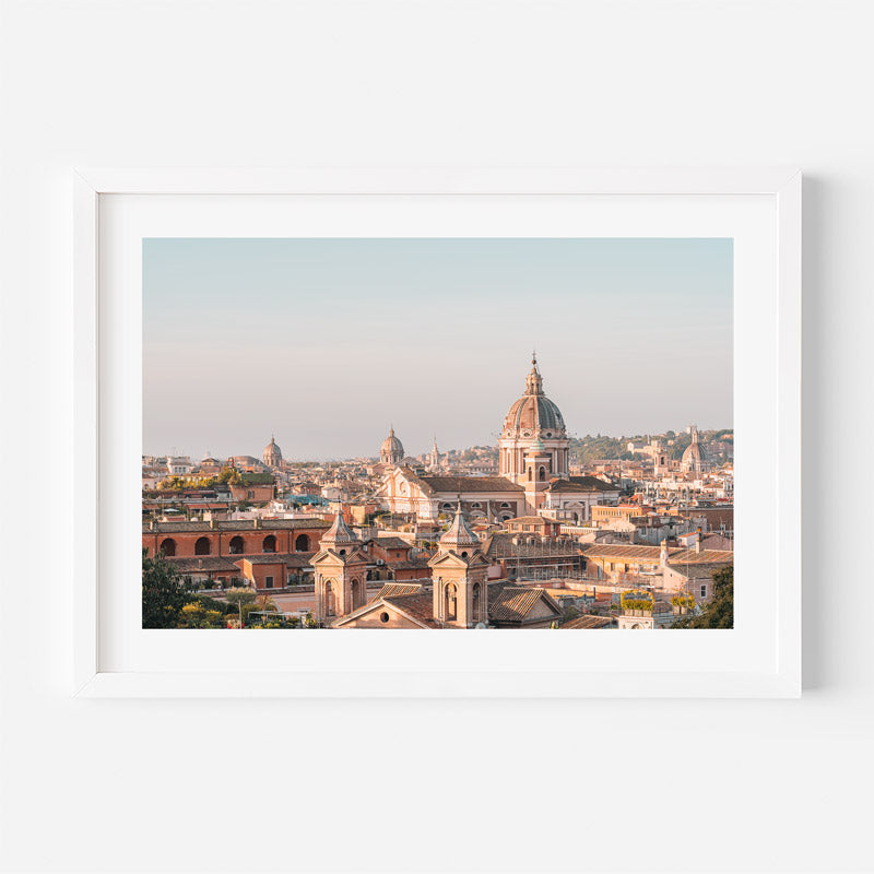 Rome Skyline Art Print