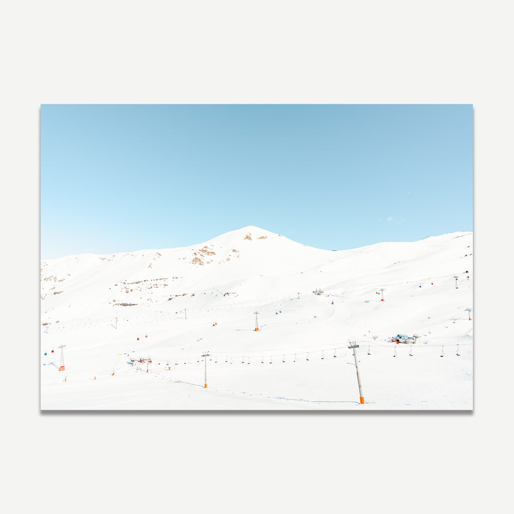 Late Season Beauty, Valle Nevado, Santiago, Chile - Stunning canvas art to enhance your decor.