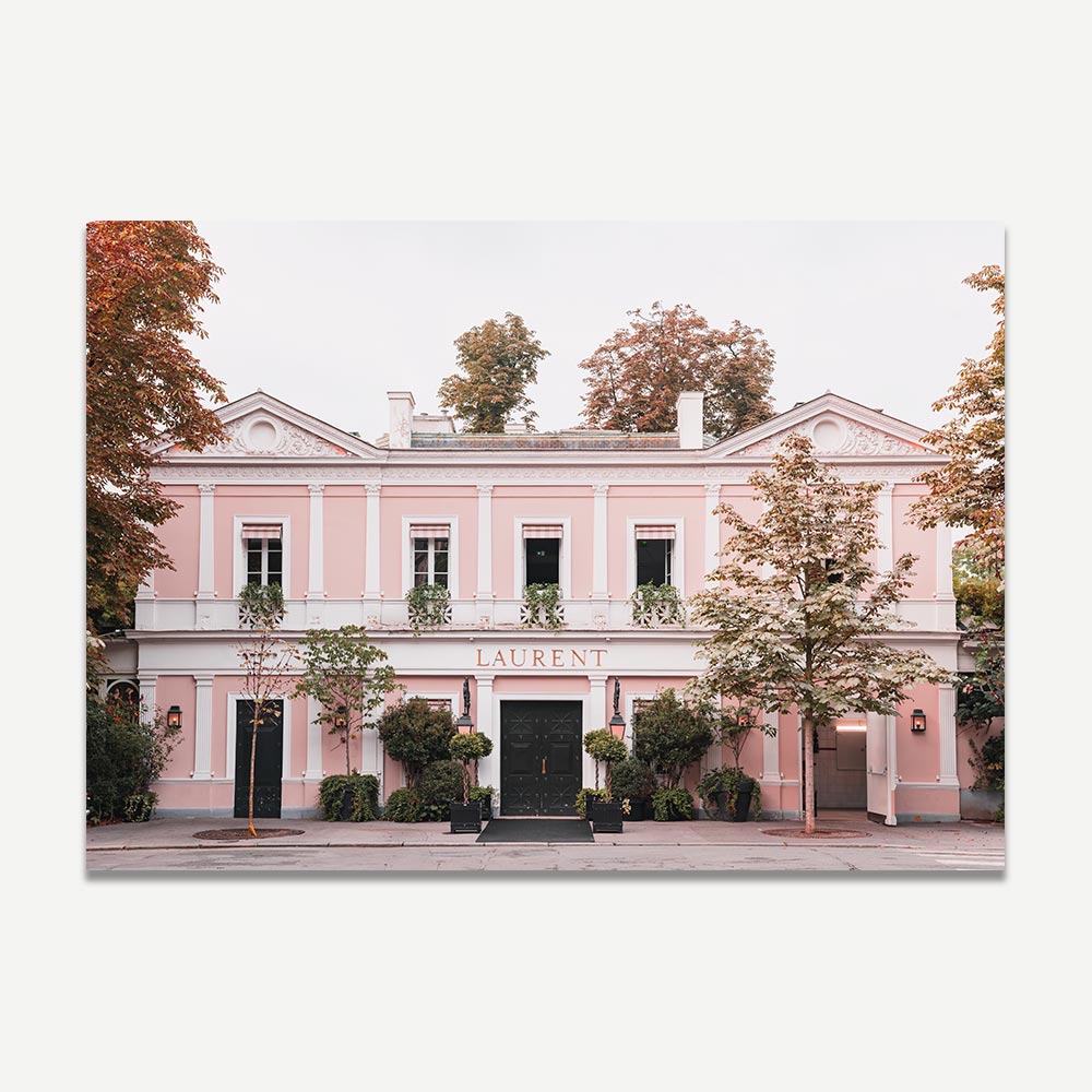 Elegant Parisian architecture capturing the essence of Paris in a beautiful cityscape artwork. Perfect for interior decor.