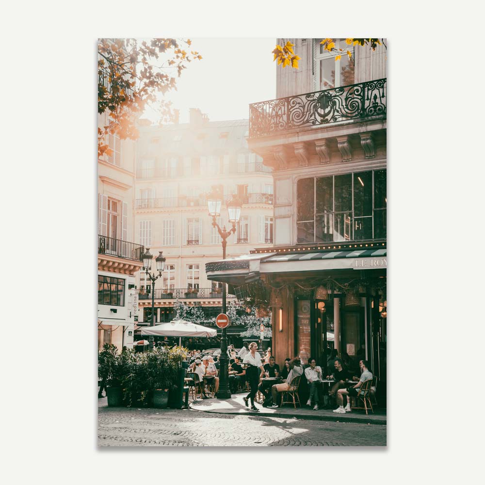 Wall art featuring Le Royal in Paris, France - Cool art piece for living room or office decor.