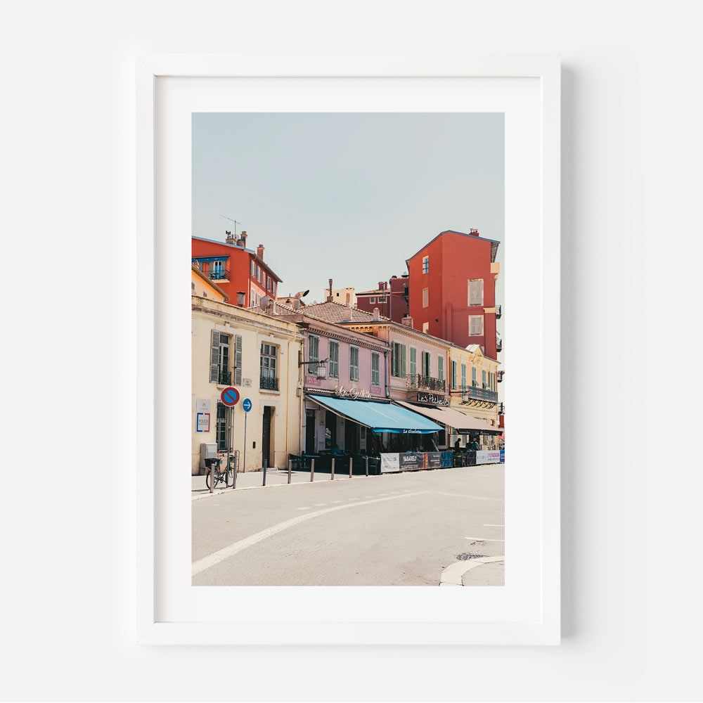 Immerse yourself in the allure of "Les Pêcheurs," capturing the essence of Nice, France, in this captivating wall art.