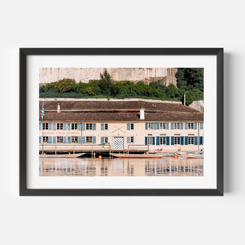 Limmat Club Zurich Art Print