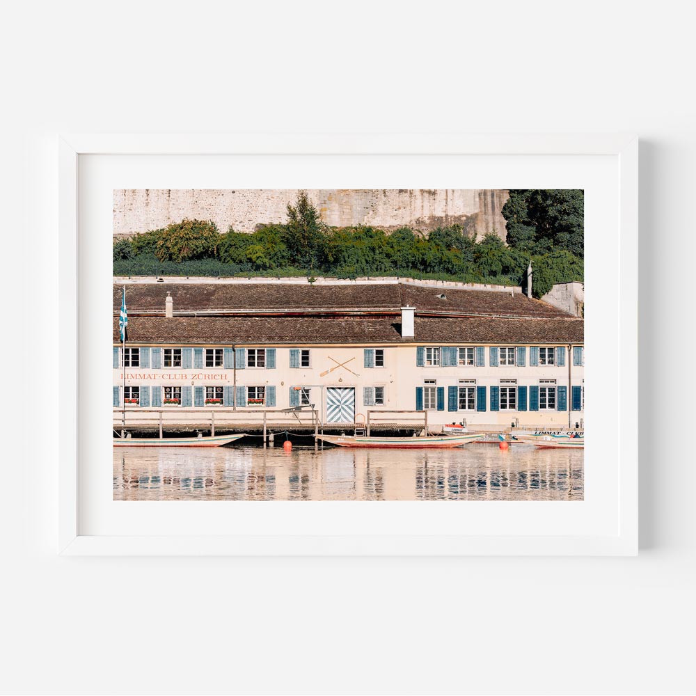 Limmat Club Zurich Art Print