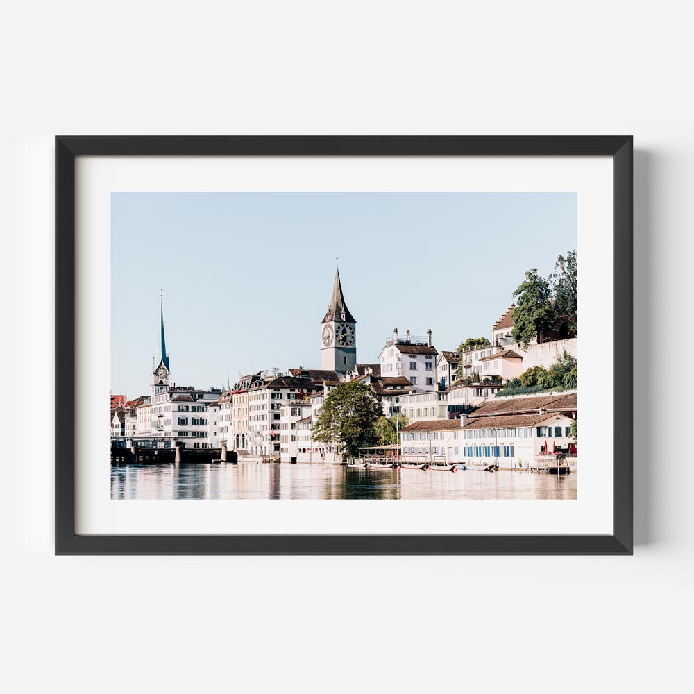 Over The Limmat Zurich Art Print