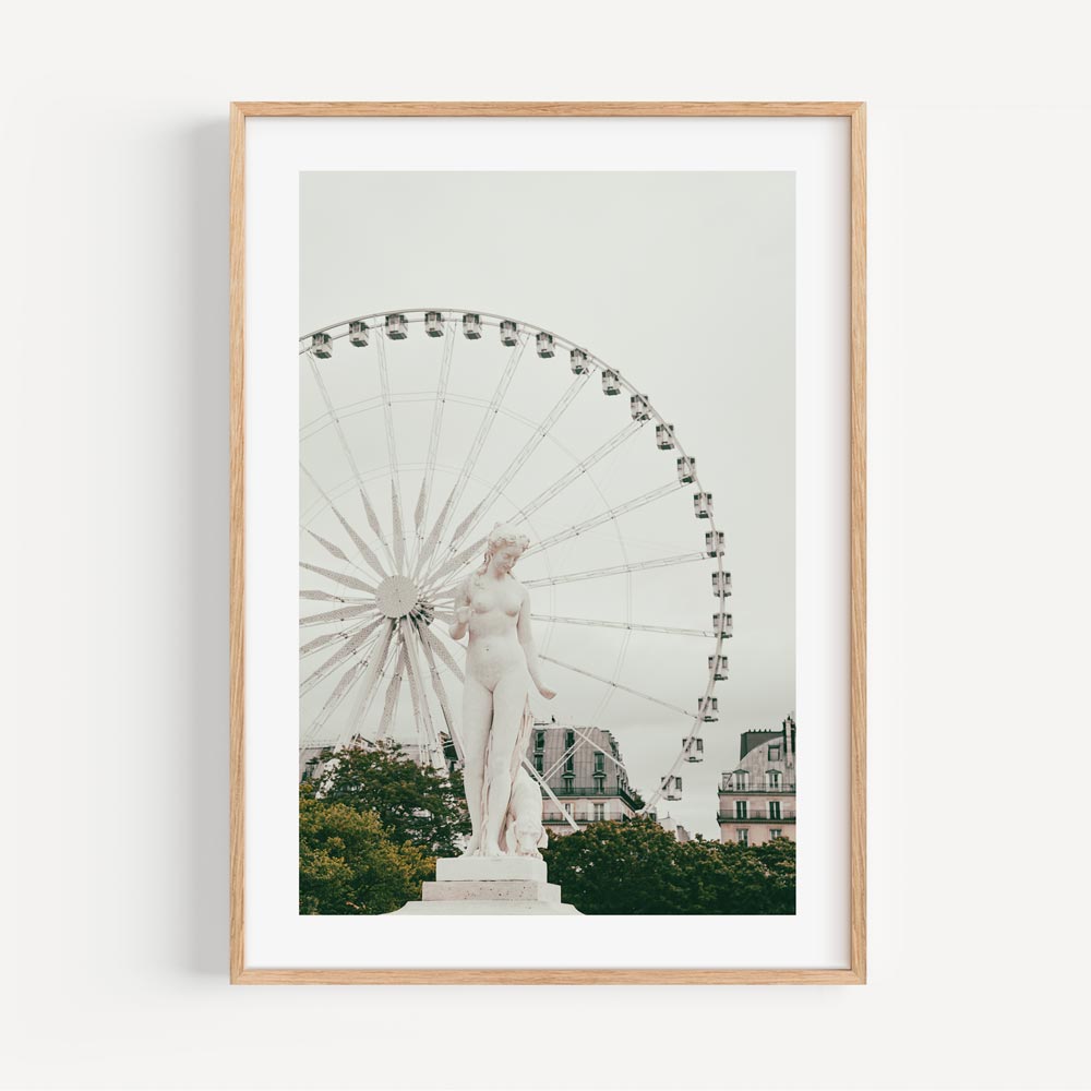 Explore the beauty of Mademoiselle in Paris, France, with this stylish canvas print - ideal for home decor.