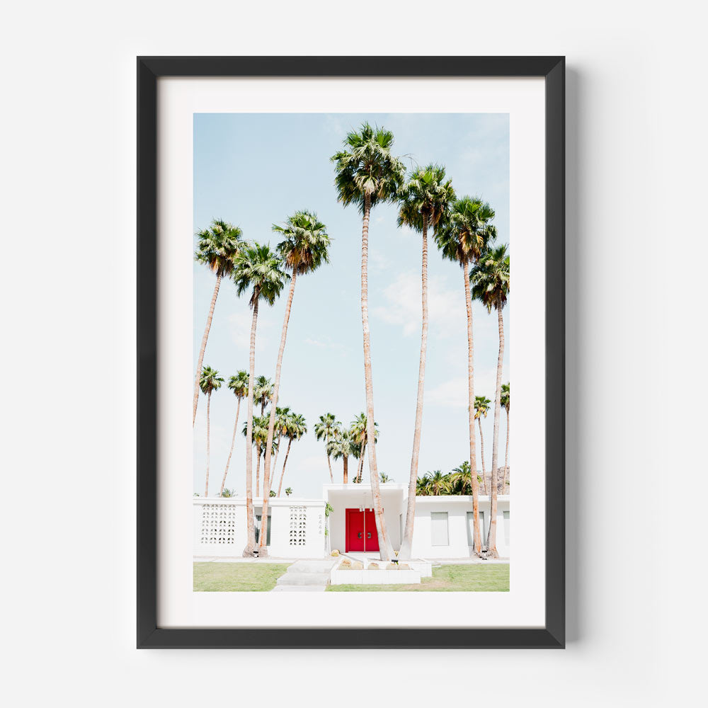 Red Door Indian Canyons Art Print