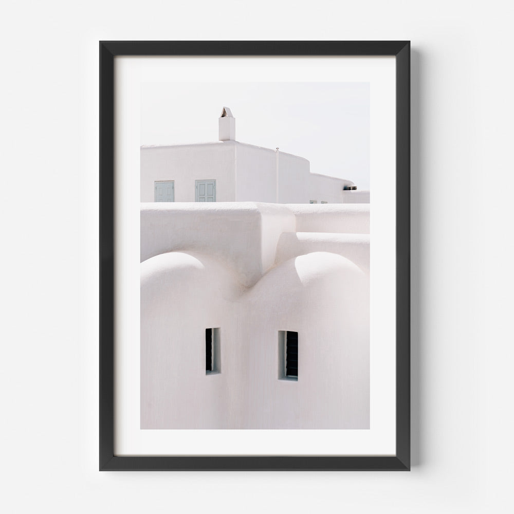 Mykonos Bay Hotel II Art Print