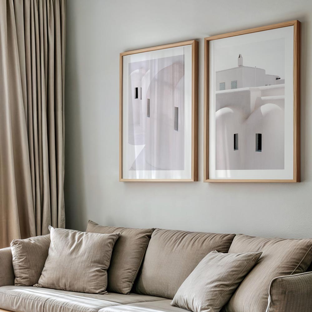 Mykonos Bay Hotel II Art Print