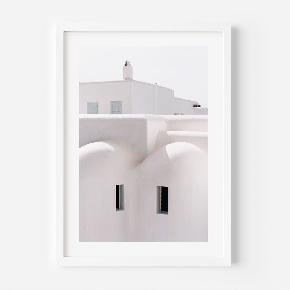 Mykonos Bay Hotel II Art Print
