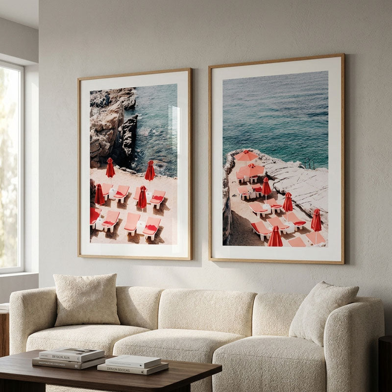 Platys Gialos II Mykonos Art Print