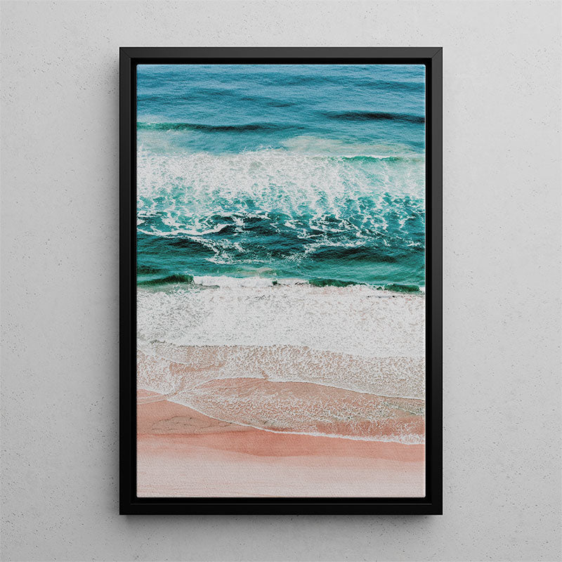Seafoam Serenity Canvas Art