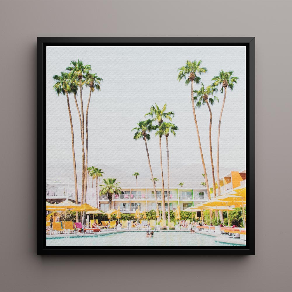 Palm Springs SQ Canvas Art