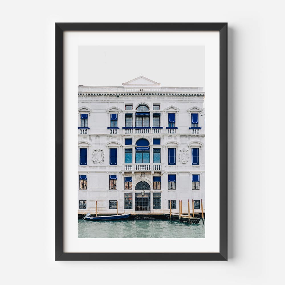 Canvas print capturing the magnificent Renaissance architecture of Palazzo Cornor Gheltof, Venice, Italy - Perfect for wall art and home decor.