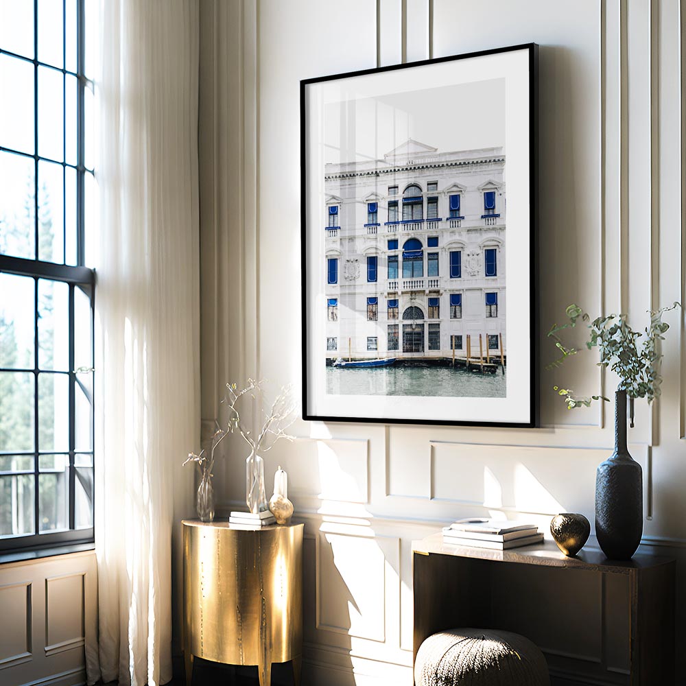 Venice, Italy: Palazzo Cornor Gheltof captured in stunning detail - Perfect for home decor.