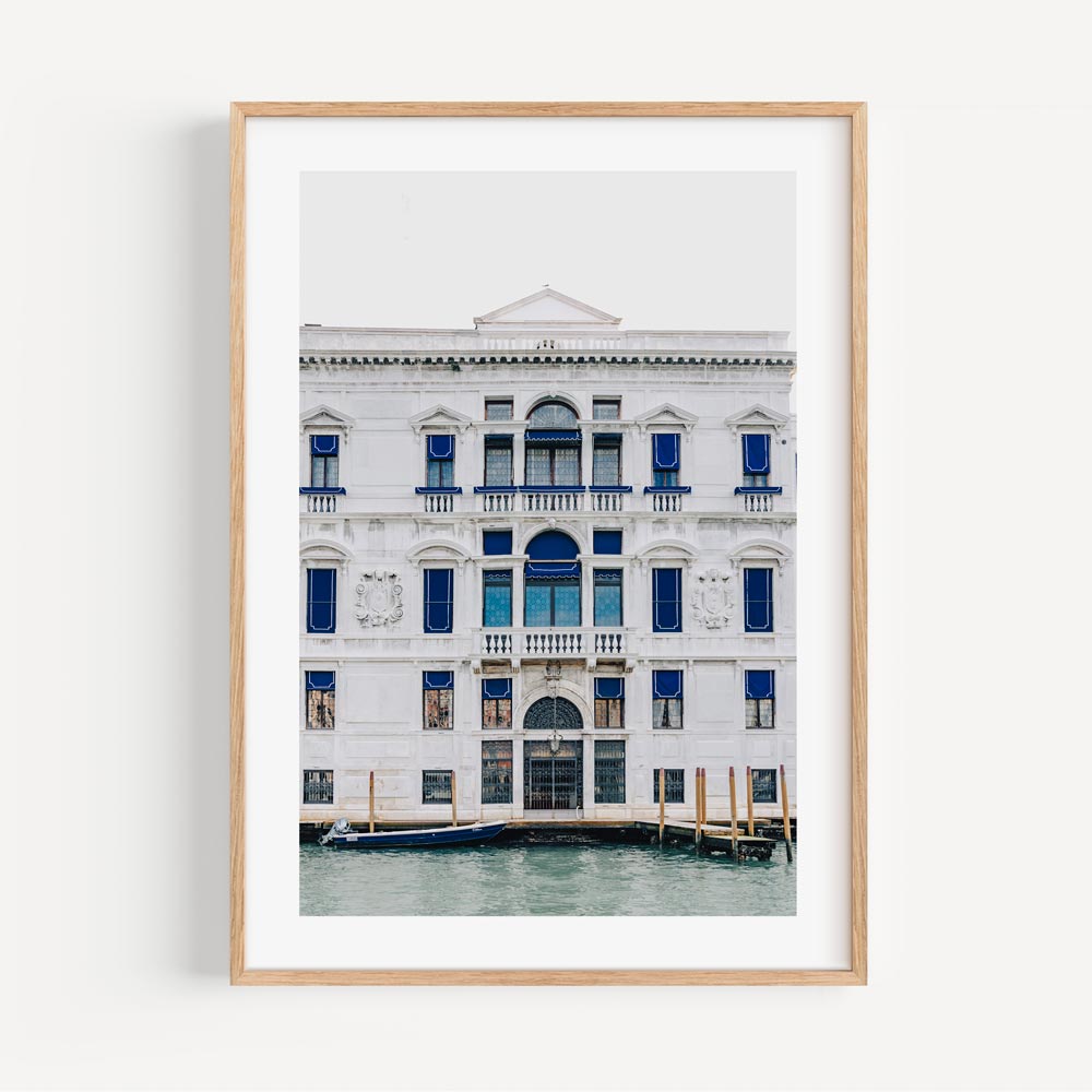 Wall art showcasing the stunning detail of Palazzo Cornor Gheltof in Venice, Italy - Explore the beauty of fine arts.