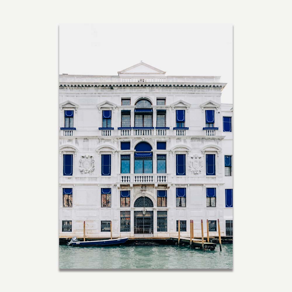Canvas print featuring Palazzo Cornor Gheltof, a symbol of Venetian opulence - Add luxury to your home decor with this stunning art gallery piece.